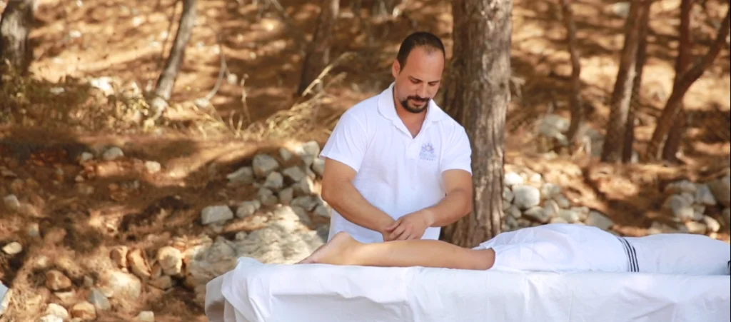 Massasje på Kathy's island Sjelereise til Karpathos